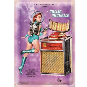 Millie Michelle - Jukebox Ami Continental 2 - 1961 - Metal sign/metalen plaat 63412