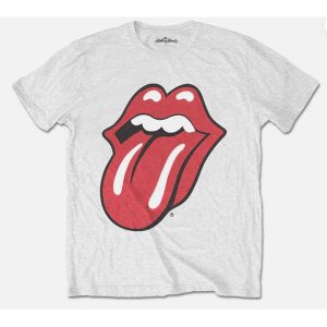 Rolling Stones - Classic Tongue wit (t-shirt)