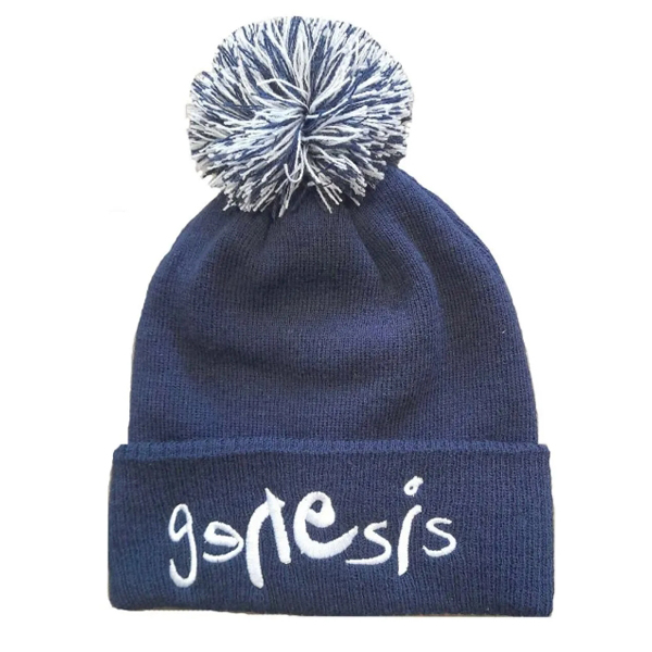 Genesis - Logo Pompom (beanie/muts) *8* donkerblauw