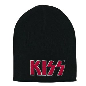 Kiss - Red On White Logo (beanie/muts)