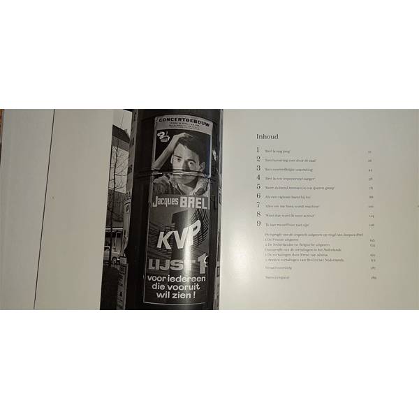 Jacques 'Brel in Nederland' (boek+10"+cd+dvd's) - Afbeelding 3