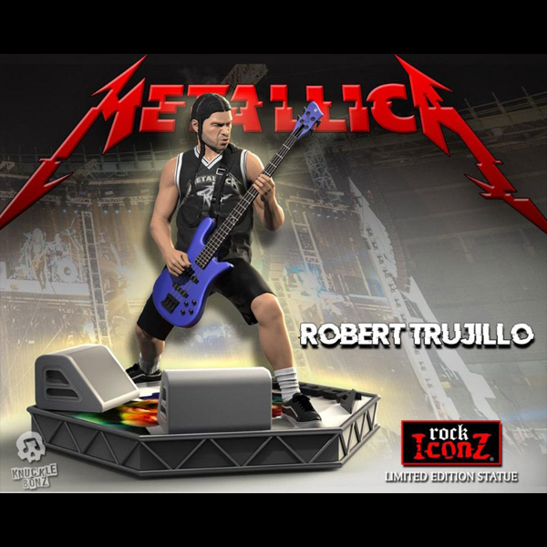 Metallica Rock Iconz Statue Robert Trujillo Limited Edition KnuckleBonz - Afbeelding 2