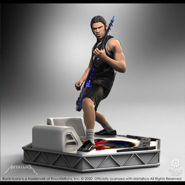 Metallica Rock Iconz Statue Robert Trujillo Limited Edition KnuckleBonz - Afbeelding 5