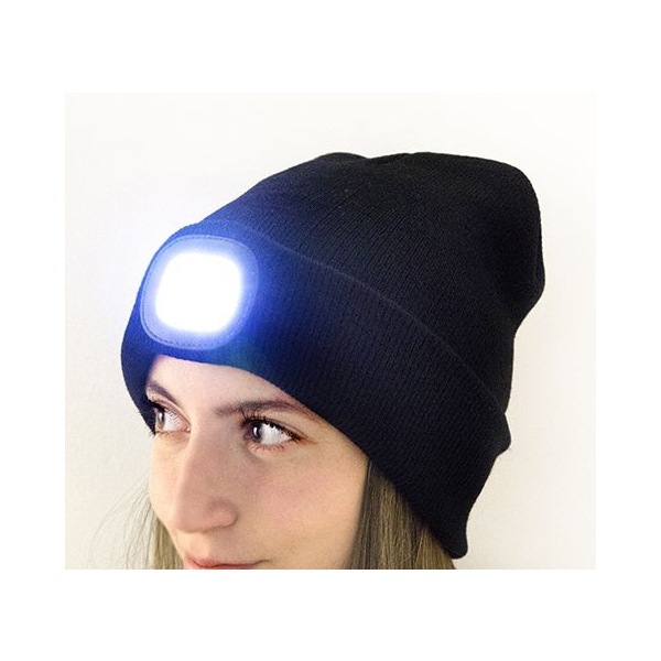 Beanie met lampje rechargeable - Afbeelding 2