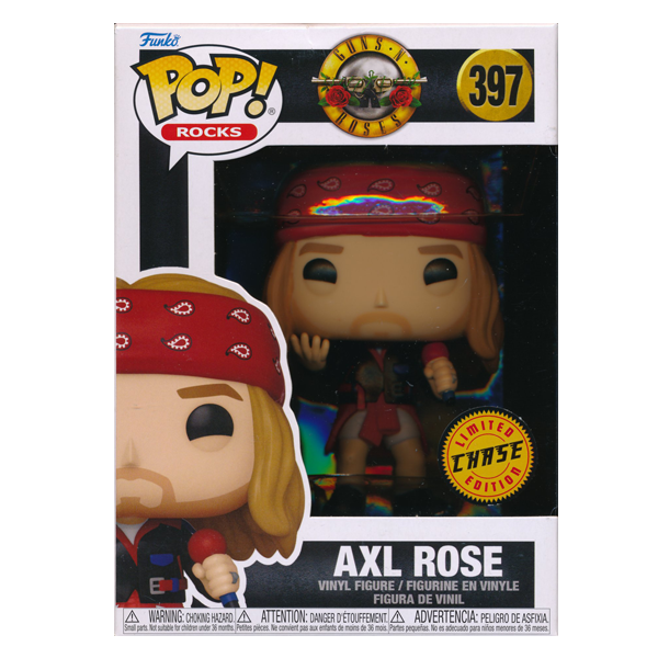 Chase figure! Funko Pop! - Rocks Guns N Roses - 80's Axel Rose (397) Limited Chase Edition