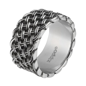 Zippo Classic Braided Ring RVS (maat 58)