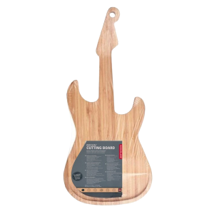 Snijplank - Kookaccessoire - Gitaar vorm - 100% Bamboe (Kikkerland)
