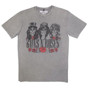 Guns 'n' Roses - Hell Group Stonewash grijs (t-shirt)
