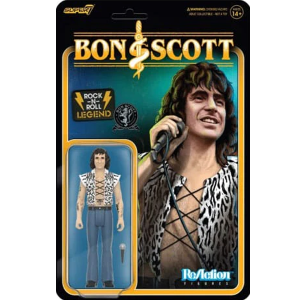 Bon Scott ReAction Action Figure Wave 02 Leopard Print Super7 (pop)