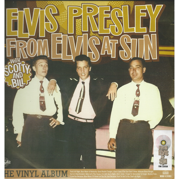 Elvis Presley - From Elvis at Sun with Scotty and Bill (LP) Coloured (Pink)