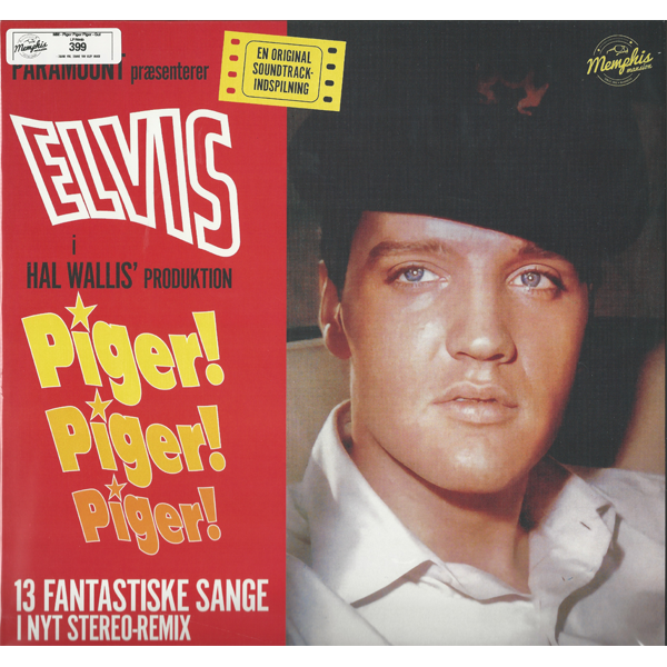 Elvis Presley - Piger! Piger! Piger! (LP) Limited/Coloured (Yellow)