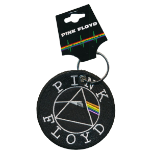 Pink Floyd - Circle Logo sleutelhanger zwarte border