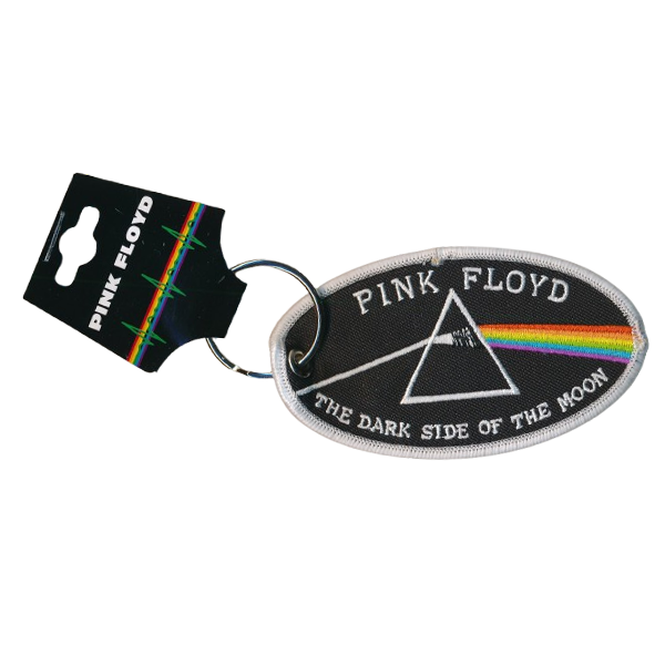 Pink Floyd - Dark Side of the Moon sleutelhanger witte border