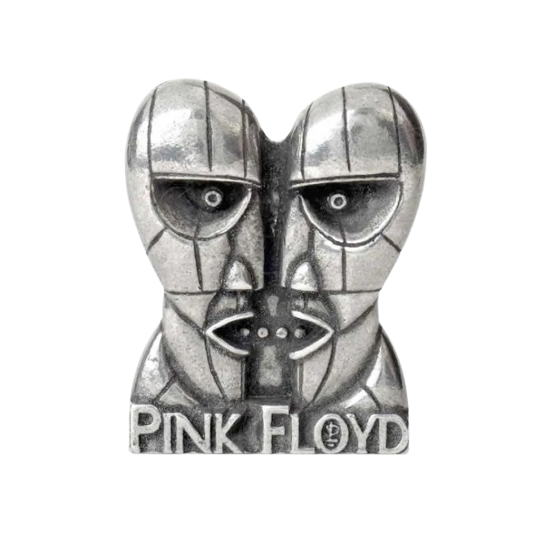 Pin Alchemy Pink Floyd - Division Bell Heads - Zilverkleurig (nr.1)