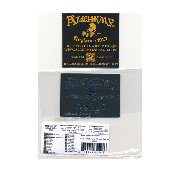 Pin Alchemy Pink Floyd - Division Bell Heads - Zilverkleurig (nr.1) - Afbeelding 3