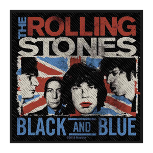 Rolling Stones - Black & Blue Opnaaiembleem (patch)