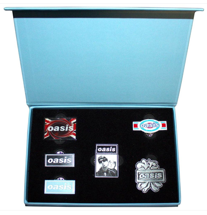 Oasis - Logos Pin Set - Afbeelding 2