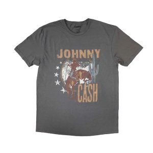 Johnny Cash - Cowboy (t-shirt) grijs