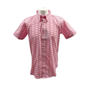 Pink Floyd - Courier Pattern Shirt - Roze