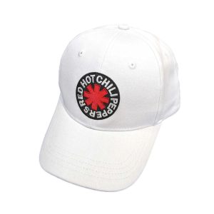 Red Hot Chili Peppers - Classic Asterisk Snapback (wit) (cap 110)