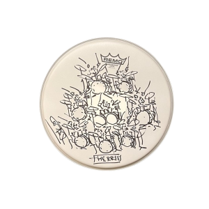 Drumvel (3) beschilderd en gesigneerd door Cesar Zuiderwijk