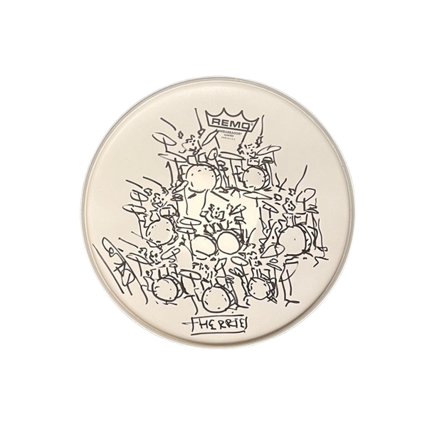 Drumvel (3) beschilderd en gesigneerd door Cesar Zuiderwijk