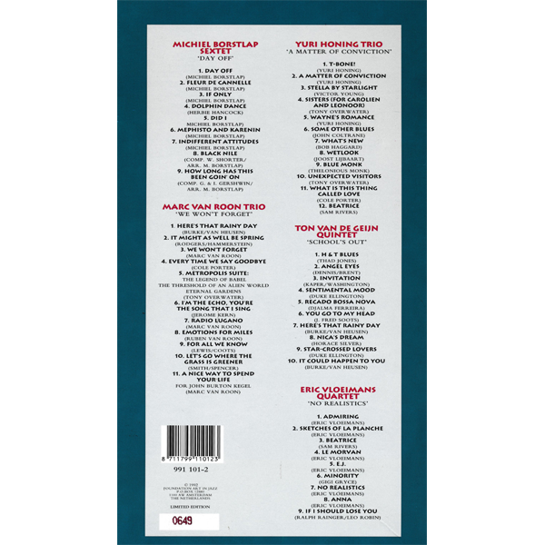 Art in Jazz in box nr. 0649 Limited Edition (5CD) - Afbeelding 2