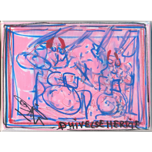 Schilderij (16) getekend door Cesar Zuiderwijk