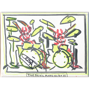 Schilderij (18) getekend door Cesar Zuiderwijk