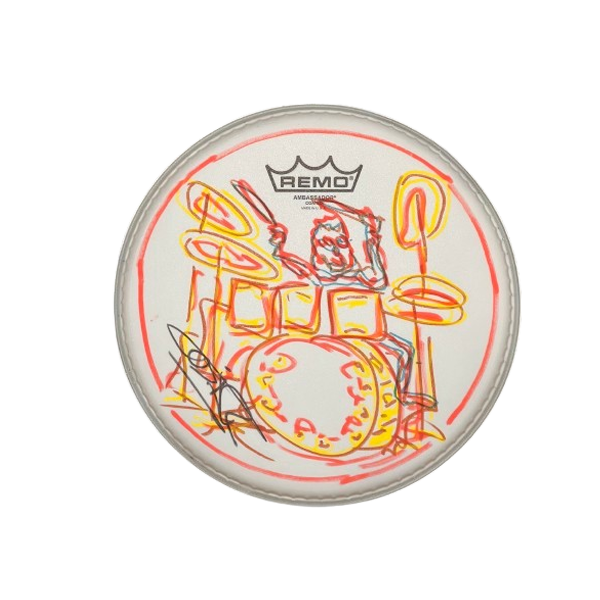 Drumvel (19) getekend door Cesar Zuiderwijk