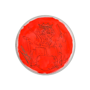 Drumvel (24) getekend door Cesar Zuiderwijk