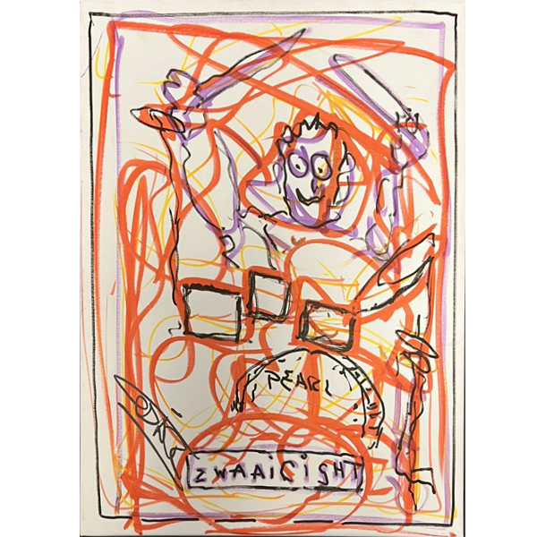 Schilderij (3) getekend door Cesar Zuiderwijk