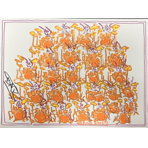 Schilderij (4) getekend door Cesar Zuiderwijk