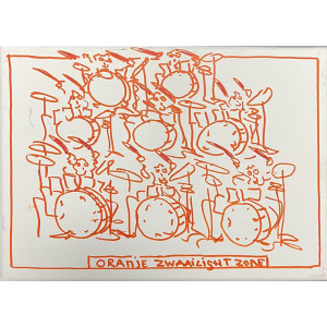 Schilderij (6) getekend door Cesar Zuiderwijk