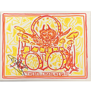 Schilderij (8) getekend door Cesar Zuiderwijk