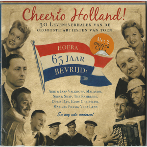 Cheerio Holland - 30 Levensverhalen van de Grootste Artiesten van Toen (2de hands boek+2CD)