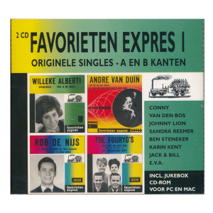 Favorieten Expres 1 - Originele singles A en B kanten (2de hands 2CD)