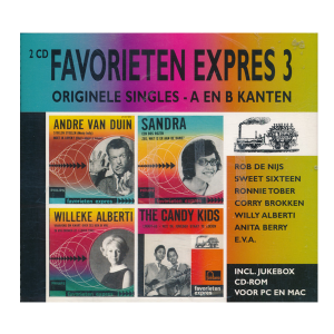 Favorieten Expres 3 - Originele singles A en B kanten (2de hands 2CD)