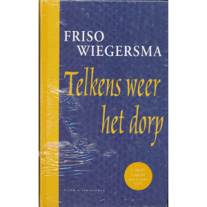 Telkens weer het dorp - Friso Wiegersma (2de hands boek+2CD)
