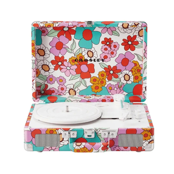 Crosley Cruiser Plus Groovy Floral Platenspeler met Bluetooth In/Out