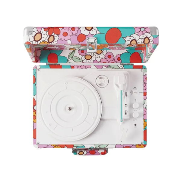 Crosley Cruiser Plus Groovy Floral Platenspeler met Bluetooth In/Out - Afbeelding 2
