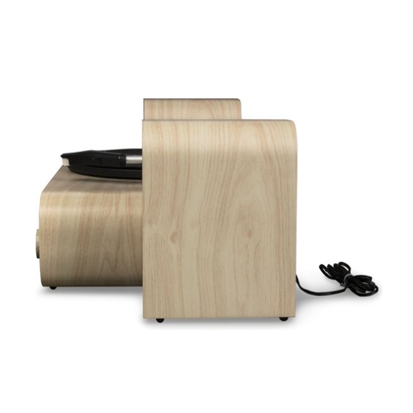 Crosley Gig platenspeler licht hout met externe speakers - Afbeelding 3