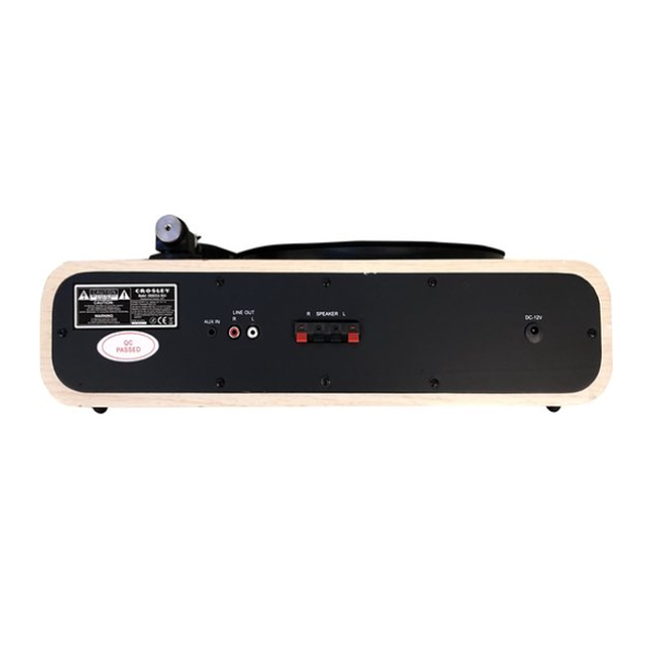 Crosley Gig platenspeler licht hout met externe speakers - Afbeelding 6