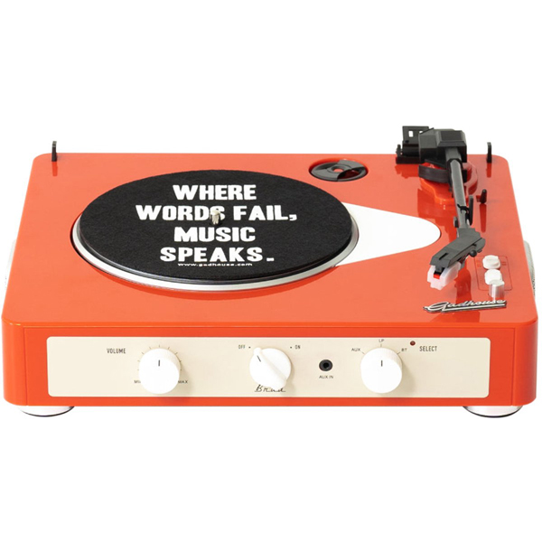 Gadhouse MK II Brad Retro platenspeler Mandarijn - Afbeelding 2