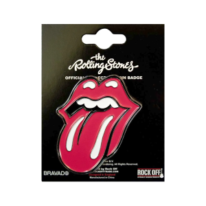 Rolling Stones - Classic Tongue Large Pin *1* - Rood