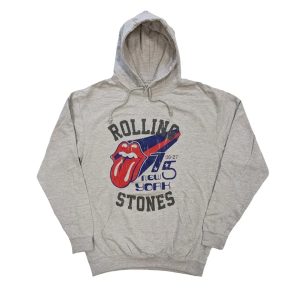 Rolling Stones New York '75 Hoodie Grijs (Trui met capuchon)