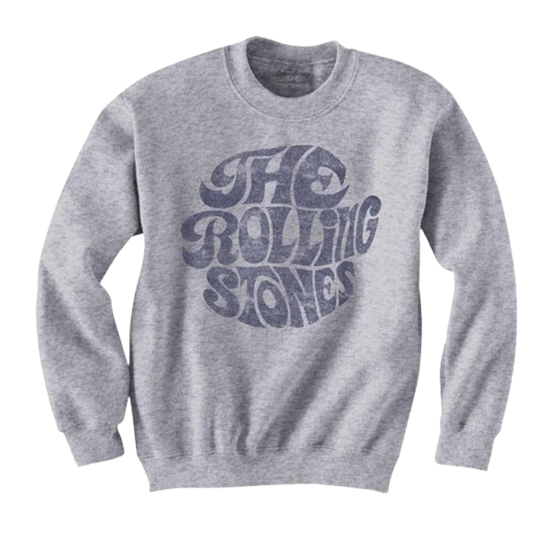 Rolling Stones Vintage 70s Logo (Sweatshirt/trui) grijs
