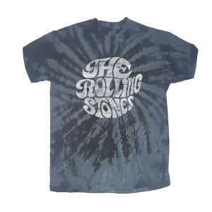 Rolling Stones - 70's Logo blauw (t-shirt)