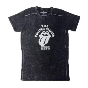 Rolling Stones - NYC '75 Snow Wash zwart (t-shirt)