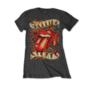 Rolling Stones - Tongue & Stars (dames t-shirt)